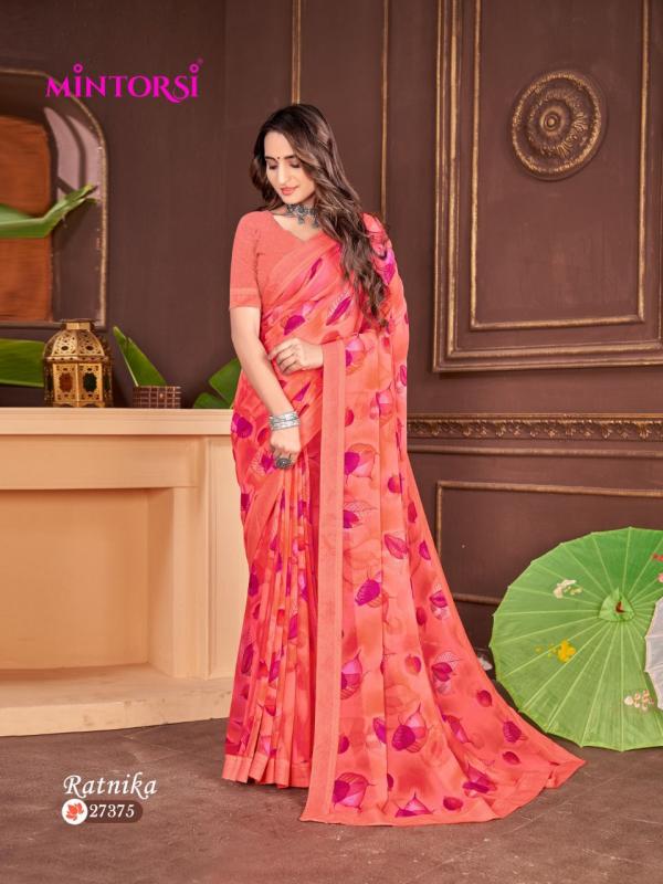 Mintorsi Ratnika Soft Georgette Designer Exclusive Saree Collection